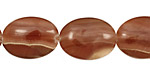 Brown Rhodochrosite Flat Oval 20x15mm