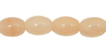 Peach Jade Rice 14x10mm