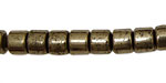 Golden Pyrite (silver tone) Barrel 8mm