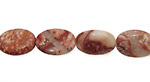 Rosetta Lace Agate Flat Oval 14x10mm