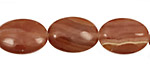 Brown Rhodochrosite Flat Oval 18x13mm