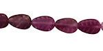 Amethyst Carved Leaf 12x8mm