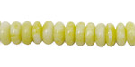 Natural Lemon Jade Rondelle 9mm