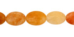 Yellow Jade (nat.) Flat Oval 14x10mm