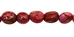 Ruby Crazy Lace Agate Tumbled Nugget 8-10x7-9mm