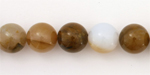 Latte Agate Round 10mm