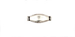 Antique Silver (plated) 4-Sided Rice 16x7mm