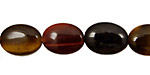 Tiger Eye (multi) Flat Oval 16x12mm