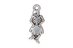TierraCast Antique Silver (plated) Dancing Señorita 11x28mm