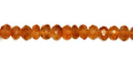 Citrine (dark) Faceted Rondelle 4.5-6mm