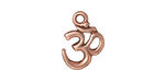 TierraCast Antique Copper (plated) Om Charm 13x18mm