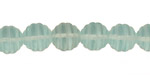 Aquamarine (syn.) Corrugated Round 12mm