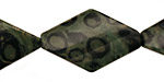 Kambaba Jasper Twisted Diamond 30-33x20mm