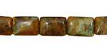 Copper Green Opal Thin Pillow 14x10mm