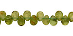 Peridot Flat Teardrop 5-6x7-8mm