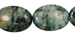 Mystic Blue Feldspath Flat Oval 25x18mm