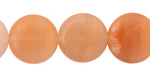 Peach Jade (nat.) Puff Coin 20mm