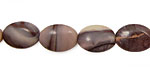 Porcelain Jasper Flat Oval 14x10mm