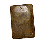 Bronzite Rectangular Pendant 30x42mm