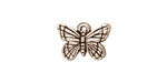 TierraCast Antique Silver (plated) Monarch Charm 16x11mm