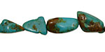 Chinese Turquoise (stab.) Nuggets 10-20x9-12mm