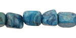 Larimar Blue Crazy Lace Tumbled Nugget 10-15x10-11mm