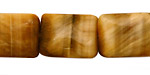 Honey Tiger Eye Thin Pillow 20x15mm