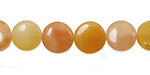 India Red Aventurine Puff Coin 10mm