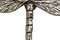 Green Girl Pewter Dragonfly Link 30x35mm