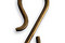 Vintaj Natural Brass Hook 24x11mm
