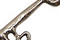 Green Girl Pewter Skeleton Key 35x13mm