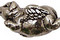 Green Girl Pewter Flying Pig 26x11mm