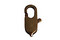 Vintaj Natural Brass Lobster Clasp 12mm