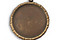 Vintaj Natural Brass Small Bamboo Circle Bezel Pendant 21mm