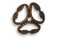 Vintaj Natural Brass Etruscan Bead Cap 5x12mm