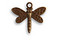 Vintaj Natural Brass Princess Dragonfly 13x12mm