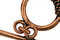 Antique Copper Roped Coil Toggle Clasp 16mm, 31mm bar