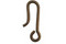 Vintaj Natural Brass Hook 14mm