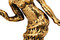 Green Girl Gold (plated pewter) Seahorse Woman 16x48mm