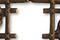 Vintaj Natural Brass Asian Frame 40x27mm