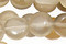Silver Moonstone Puff Coin 8mm