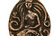 Green Girl Shibuichi Mermaid Wisdom Pendant 17x27mm