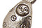 Green Girl Pewter Courage Doll 15x28mm