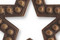 Vintaj Natural Brass Beaded Star 45mm
