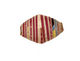 African Paper (magenta, white, stripe) Rice 24-26x16-17mm