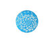 Lillypilly Turquoise Dahlia Anodized Aluminum Disc 19mm, 24 gauge