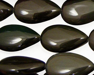 Rainbow Obsidian (AA) Flat Teardrop 23x14mm