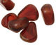 Czech Glass Pearl Fuchsia Picasso Chunky Table Cut Nugget 19x16mm