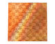 Lillypilly Flamed Thatch Embossed Patina Copper Sheet 3"x3", 36 gauge