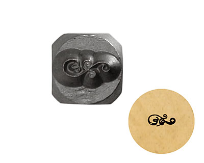 Scrolling Border Metal Stamp 4mm